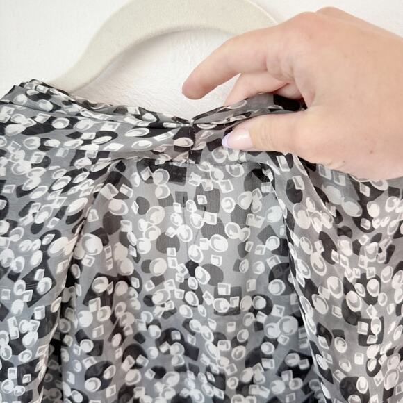 NWT Carolina Herrera Silk Print Tank & Blouse Sz 12 - Picture 7 of 8